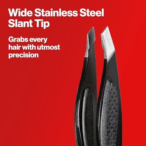 Revlon Comfort and Control Tweezer - Wide Grip Eyebrow Tweezer for Precise Hair Removal - görsel 9