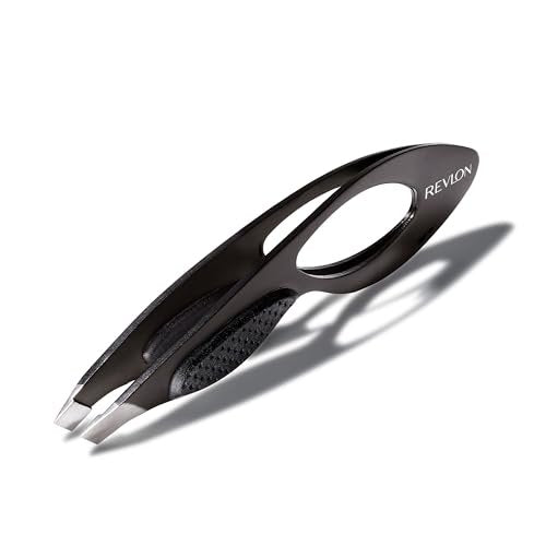 Revlon Comfort and Control Tweezer - Wide Grip Eyebrow Tweezer for Precise Hair Removal - görsel 3