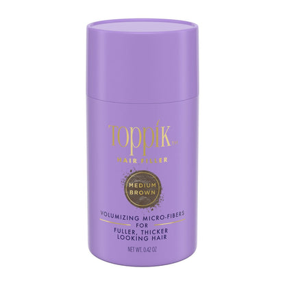 Toppik Hair Filler Medium Brown 12g - Hair Building Fibers for Thinning Hair