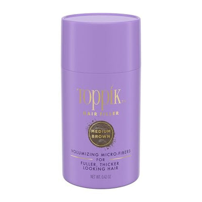 Toppik Hair Filler Medium Brown 12g - Hair Building Fibers for Thinning Hair