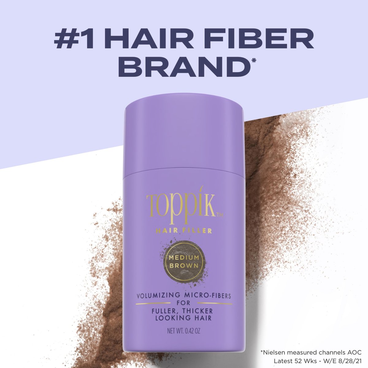 Toppik Hair Filler Medium Brown 12g - Hair Building Fibers for Thinning Hair - görsel 4