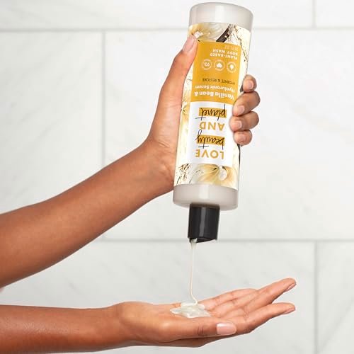 Love Beauty and Planet Plant-Based Body Wash Hydrate & Restore Vanilla Bean & Hyaluronic Serum - 20 oz - görsel 5