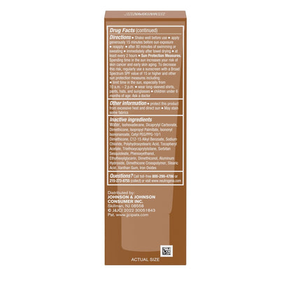 Neutrogena Purescreen+ Tinted Mineral Sunscreen SPF 30 for Face, Medium Deep, 1.1 fl oz