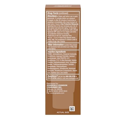 Neutrogena Purescreen+ Tinted Mineral Sunscreen SPF 30 for Face, Medium Deep, 1.1 fl oz - görsel 17