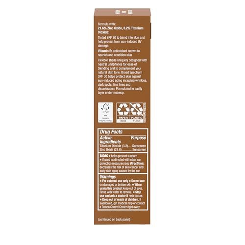 Neutrogena Purescreen+ Tinted Mineral Sunscreen SPF 30 for Face, Medium Deep, 1.1 fl oz - görsel 15