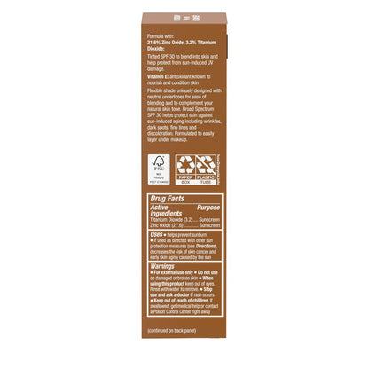 Neutrogena Purescreen+ Tinted Mineral Sunscreen SPF 30 for Face, Medium Deep, 1.1 fl oz