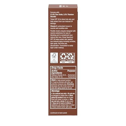 Neutrogena Purescreen+ Tinted Mineral Sunscreen SPF 30 for Face - Deep - 1.1 fl oz Avelisse