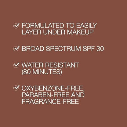 Neutrogena Purescreen+ Tinted Mineral Sunscreen SPF 30 for Face - Deep - 1.1 fl oz Avelisse