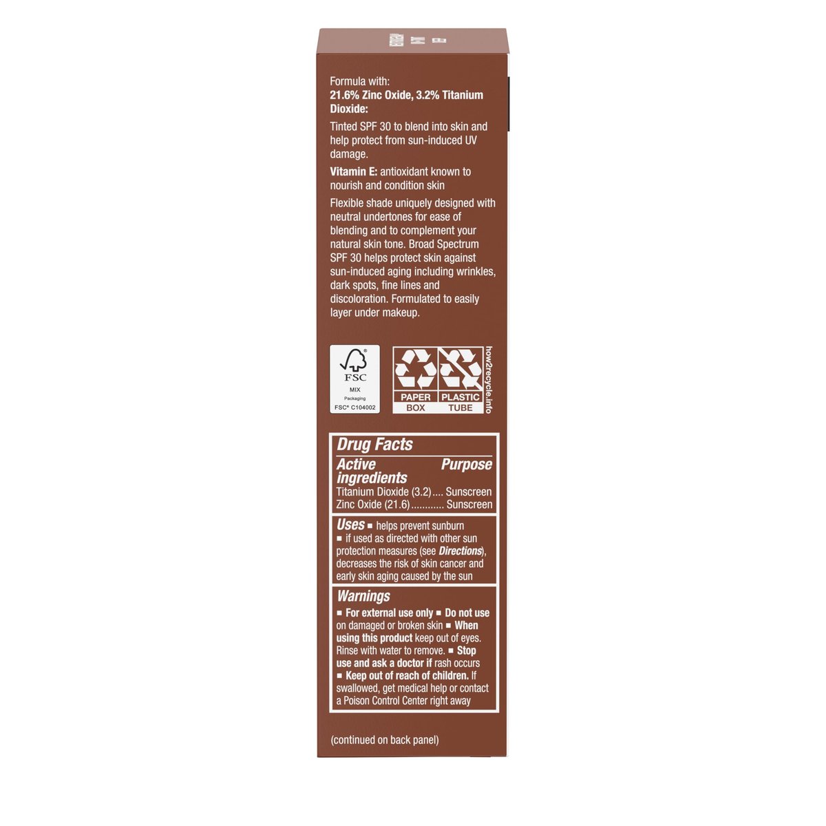 Neutrogena Purescreen+ Tinted Mineral Sunscreen SPF 30 for Face - Deep - 1.1 fl oz Avelisse