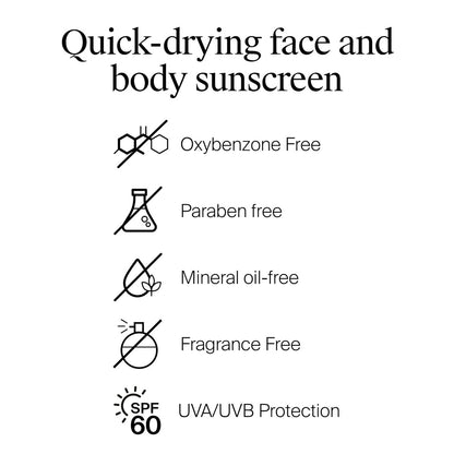 Neutrogena Invisible Daily Defense Fragrance-Free Sunscreen Lotion, SPF 60+, Broad Spectrum, Water-Resistant, 3.0 fl. oz