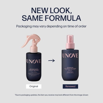 UNOVE Detangling Heat Protection Spray for Damaged Hair | Deep Hydration & Repair | Lightweight Leave-In Formula | Frizz Control | Smooth, Silky Finish, 200ml Avelisse