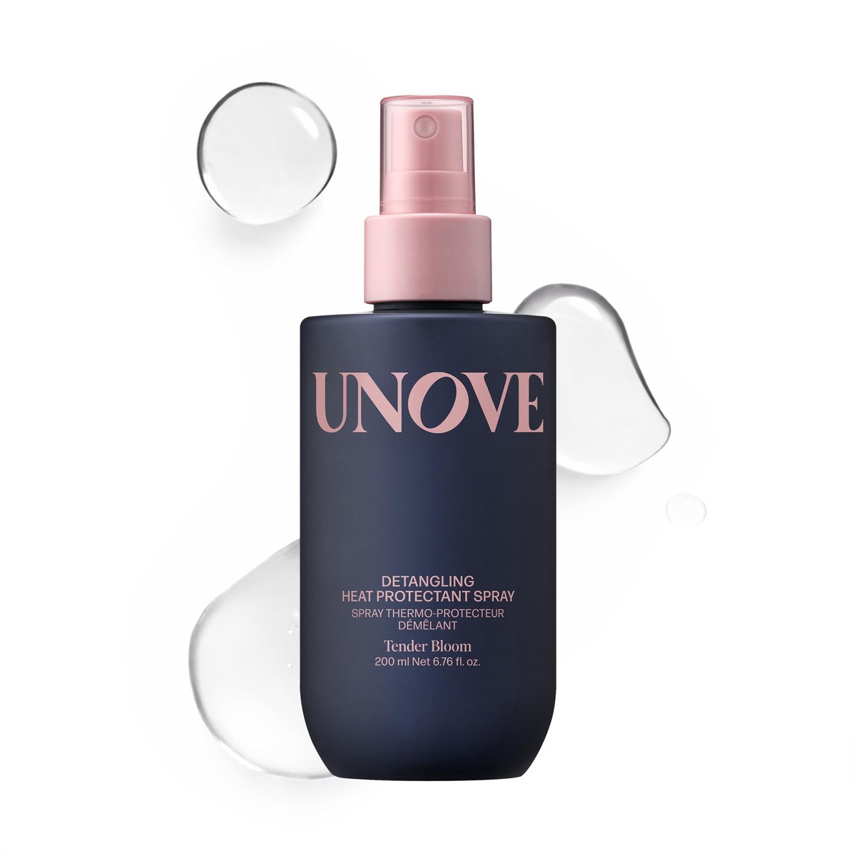 UNOVE Detangling Heat Protection Spray for Damaged Hair | Deep Hydration & Repair | Lightweight Leave-In Formula | Frizz Control | Smooth, Silky Finish, 200ml Avelisse