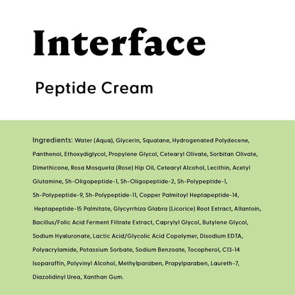 Stratia Interface Daily Moisturizer with Peptides – Hydrating & Repairing Face Moisturizer for All Skin Types (1.70 Fl Oz) Avelisse