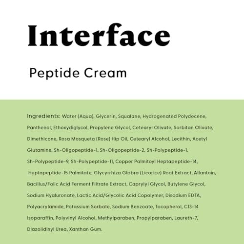 Stratia Interface Daily Moisturizer with Peptides – Hydrating & Repairing Face Moisturizer for All Skin Types (1.70 Fl Oz) Avelisse