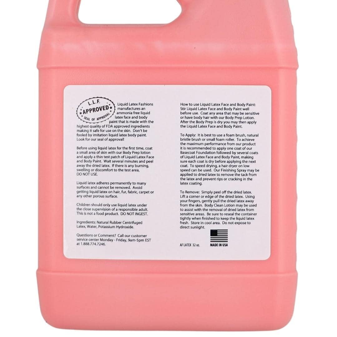 Liquid Latex Red Body Paint - 32 oz Bulk for Adults & Kids, Zombie Skin Makeup for Halloween, Theater, Cosplay - görsel 13