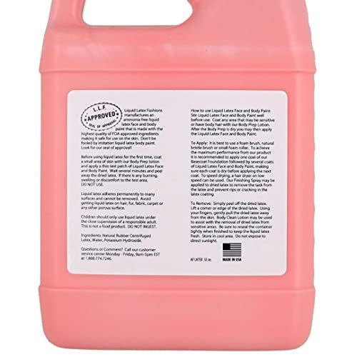 Liquid Latex Red Body Paint - 32 oz Bulk for Adults & Kids, Zombie Skin Makeup for Halloween, Theater, Cosplay - görsel 14