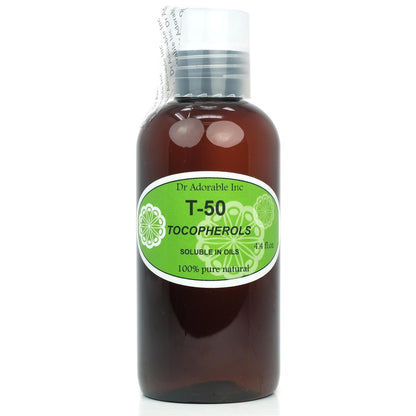 Dr Adorable Tocopherols T-50 Oil-Soluble Vitamin E - 4 oz - Pure Natural Premium Anti-Aging Oil Avelisse
