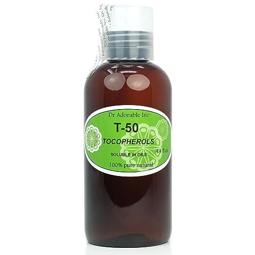 Dr Adorable Tocopherols T-50 Oil-Soluble Vitamin E - 4 oz - Pure Natural Premium Anti-Aging Oil Avelisse