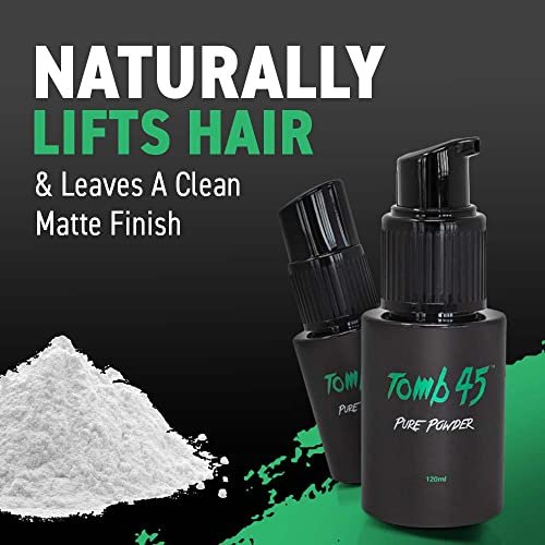 Tomb45® Texture Powder with Spray Pump – Volumizing Hair Powder for Lasting Body and Grip Avelisse