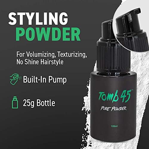 Tomb45® Texture Powder with Spray Pump – Volumizing Hair Powder for Lasting Body and Grip Avelisse