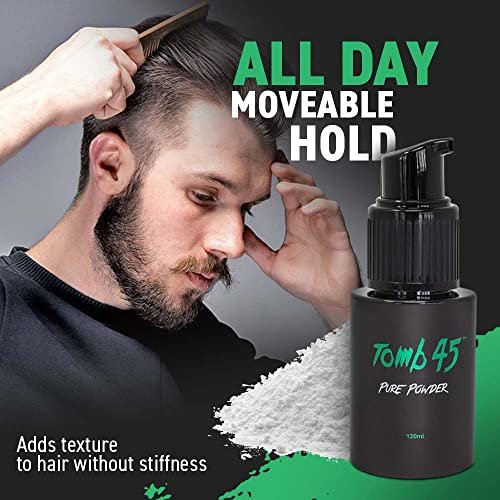 Tomb45® Texture Powder with Spray Pump – Volumizing Hair Powder for Lasting Body and Grip Avelisse