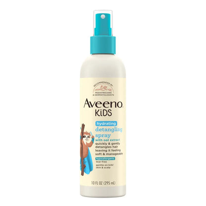 Aveeno Kids Hydrating Detangling Spray with Oat Extract – Tear-Free, Hypoallergenic Detangler for Sensitive Skin & Scalp, 10 fl. oz Avelisse