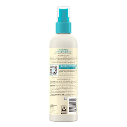 Aveeno Kids Hydrating Detangling Spray with Oat Extract – Tear-Free, Hypoallergenic Detangler for Sensitive Skin & Scalp, 10 fl. oz Avelisse