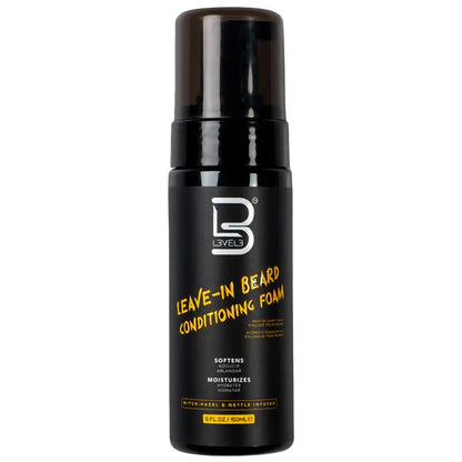 L3 Level 3 Leave In Beard Conditioner Foam - Lightweight Beard Hydrator for Soft, Smooth & Healthy Facial Hair (5 Fl Oz) Avelisse