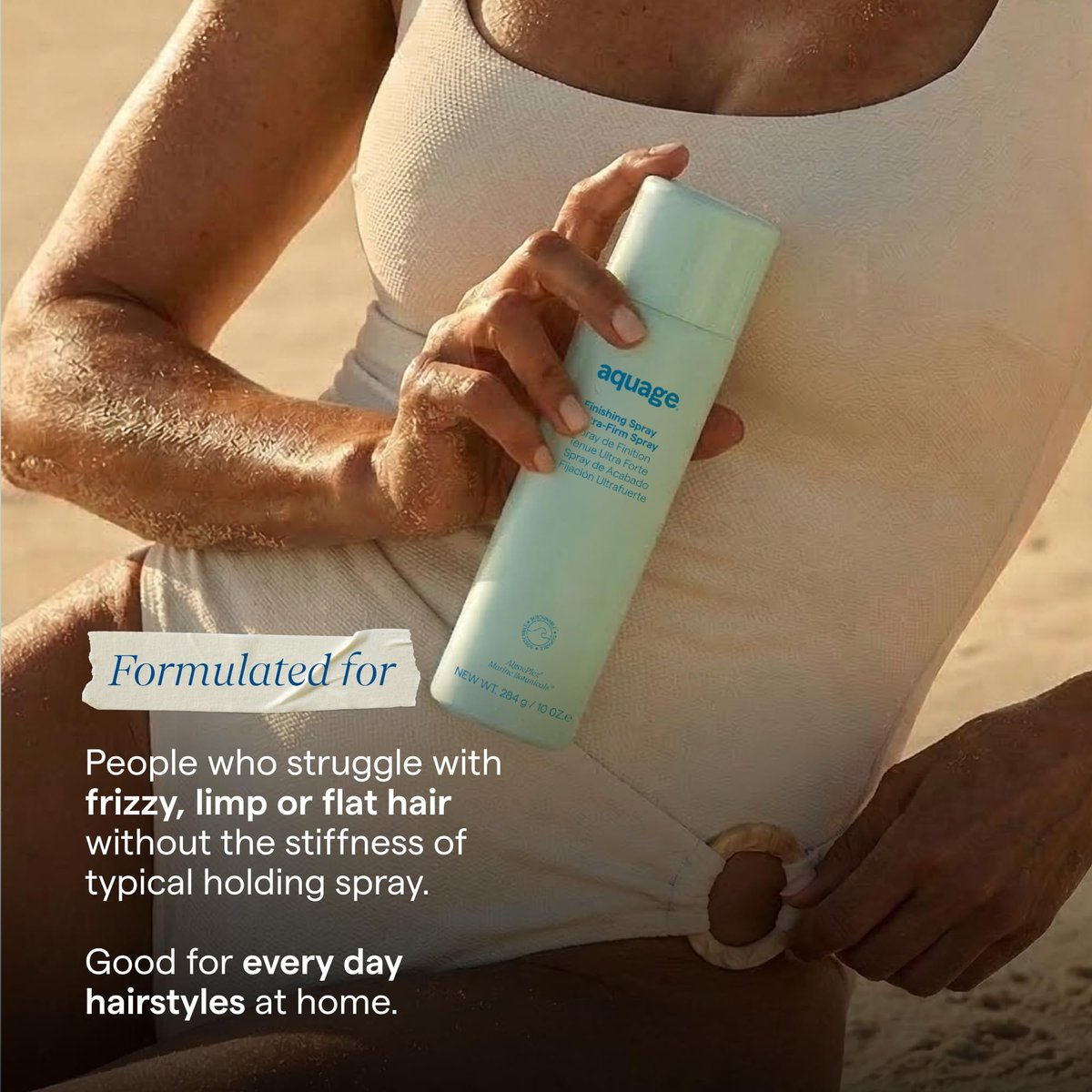 Aquage Finishing Hair Spray – Volumizing & Flexible Hold for Shine, Long-Lasting Style (2 oz) Avelisse