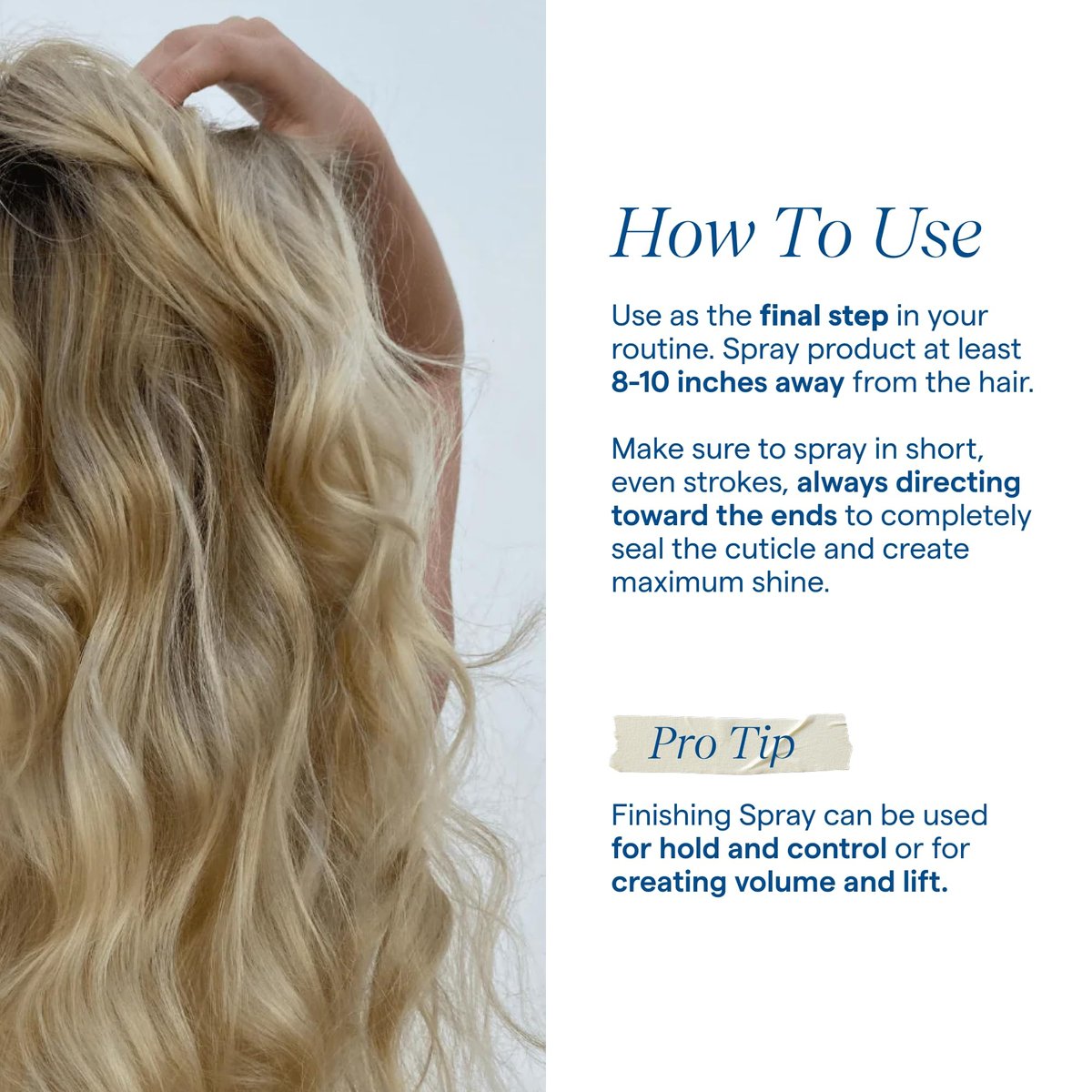 Aquage Finishing Hair Spray – Volumizing & Flexible Hold for Shine, Long-Lasting Style (2 oz) Avelisse