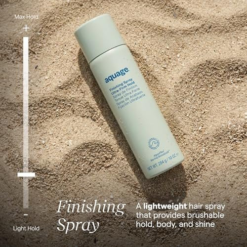 Aquage Finishing Hair Spray – Volumizing & Flexible Hold for Shine, Long-Lasting Style (2 oz) Avelisse
