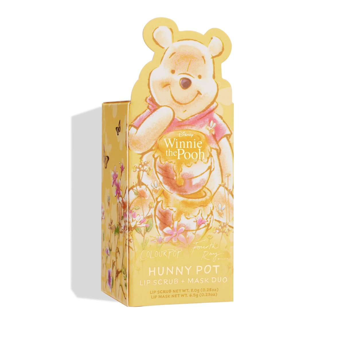 ColourPop x Winnie the Pooh Lip Scrub & Mask Set - Vegan & Cruelty-Free Lip Care Duo - Exfoliates, Moisturizes & Softens - Honey Flavor - Hunny Pot (2 Count) Avelisse