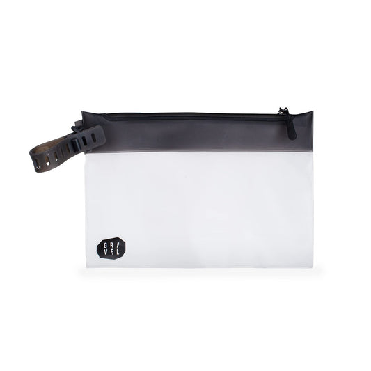 Gravel The Pouch | TSA Approved Clear Travel Toiletry Bag - Quart Size for Men & Women