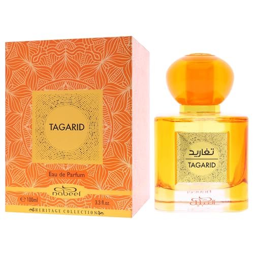 Nabeel Heritage Collection Tagarid Eau de Parfum for Unisex - Arabian Perfume with Saffron, Orange, Vanilla, Sandalwood, Coconut - Travel Size 3.3 oz - görsel 8