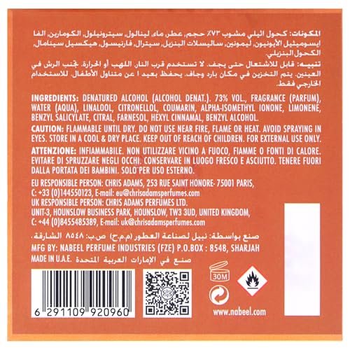 Nabeel Heritage Collection Tagarid Eau de Parfum for Unisex - Arabian Perfume with Saffron, Orange, Vanilla, Sandalwood, Coconut - Travel Size 3.3 oz - görsel 14