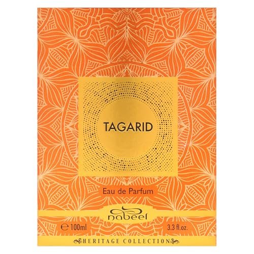 Nabeel Heritage Collection Tagarid Eau de Parfum for Unisex - Arabian Perfume with Saffron, Orange, Vanilla, Sandalwood, Coconut - Travel Size 3.3 oz - görsel 10