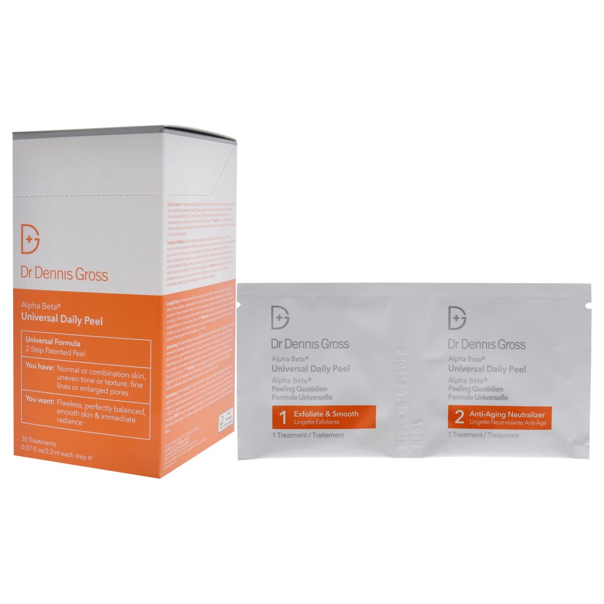 Dr Dennis Gross Alpha Beta Universal Daily Peel Treatment - 30 Treatments, 1 oz Avelisse