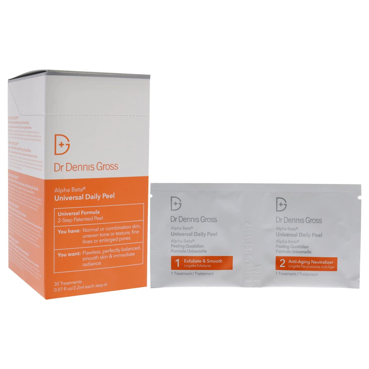 Dr Dennis Gross Alpha Beta Universal Daily Peel Treatment - 30 Treatments, 1 oz Avelisse