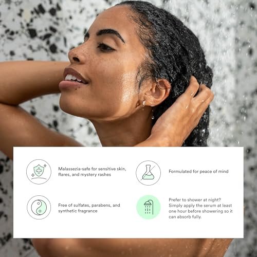 Dermazen Cleansing Scalp Therapy Shampoo – Steroid-Free, Sulfate-Free – Visibly Reduces Flaking & Soothes Itch – Malassezia-Safe with Piroctone Olamine – 8 fl oz Avelisse