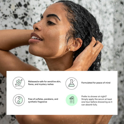 Dermazen Cleansing Scalp Therapy Shampoo – Steroid-Free, Sulfate-Free – Visibly Reduces Flaking & Soothes Itch – Malassezia-Safe with Piroctone Olamine – 8 fl oz Avelisse