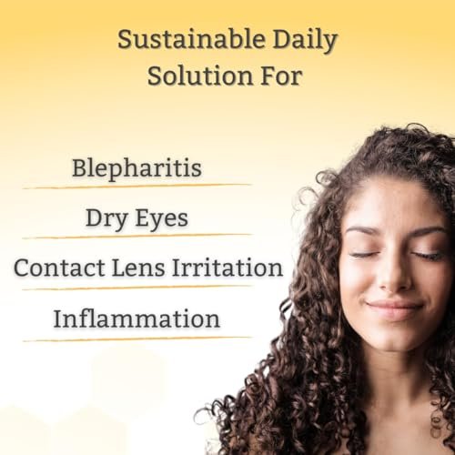 TearRestore NeutraWipe Eco Manuka Honey Eyelid Wipes – Ultra-Soft Biodegradable Eyelash Cleanser for Blepharitis & Dry, Itchy, Swollen, Irritated Eyes (30 Count) Avelisse