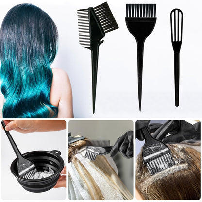 Xarchy 19-Piece Professional Hair Bleach Kit – Hair Coloring Tools with Dye Brush, Mixing Bowl, Clips, Applicator & Earmuffs for At-Home Highlighting