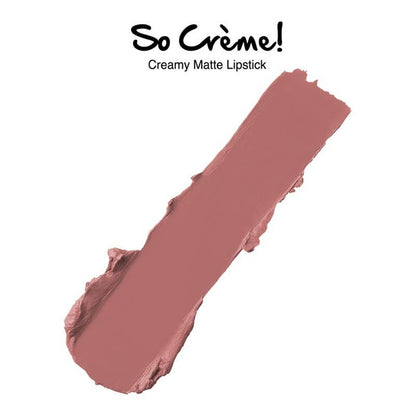 Nykaa Cosmetics So Creme Creamy Matte Lipstick - Long-Lasting Lip Color for Women - Weightless Lipstick with Velvety Texture - Wakeup Makeup - 0.14 oz