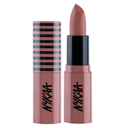 Nykaa Cosmetics So Creme Creamy Matte Lipstick - Long-Lasting Lip Color for Women - Weightless Lipstick with Velvety Texture - Wakeup Makeup - 0.14 oz