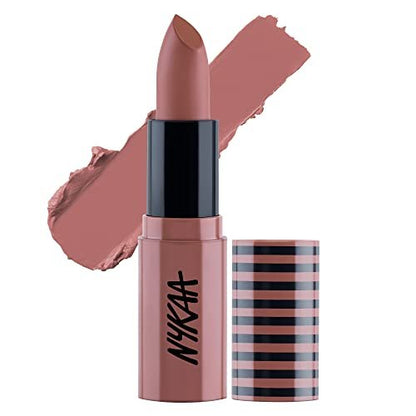 Nykaa Cosmetics So Creme Creamy Matte Lipstick - Long-Lasting Lip Color for Women - Weightless Lipstick with Velvety Texture - Wakeup Makeup - 0.14 oz