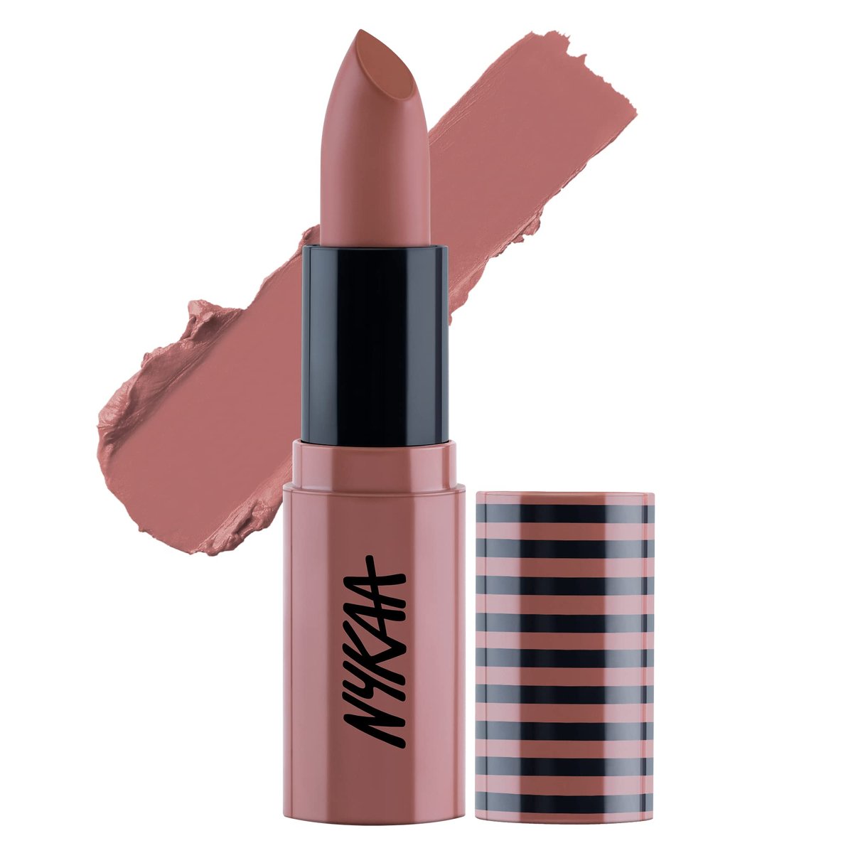 Nykaa Cosmetics So Creme Creamy Matte Lipstick - Long-Lasting Lip Color for Women - Weightless Lipstick with Velvety Texture - Wakeup Makeup - 0.14 oz - görsel 1