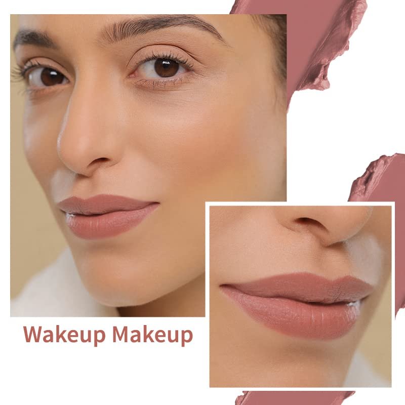 Nykaa Cosmetics So Creme Creamy Matte Lipstick - Long-Lasting Lip Color for Women - Weightless Lipstick with Velvety Texture - Wakeup Makeup - 0.14 oz - görsel 10