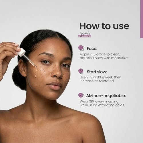 Mandelic Acid Serum 10% | Anti-Aging AHA Facial with Hyaluronic Acid | Targets Fine Lines, Dark Spots, and Wrinkles | Clarifies Acne and Stimulates Natural Collagen Production | 1 Oz Natural Outcome Avelisse