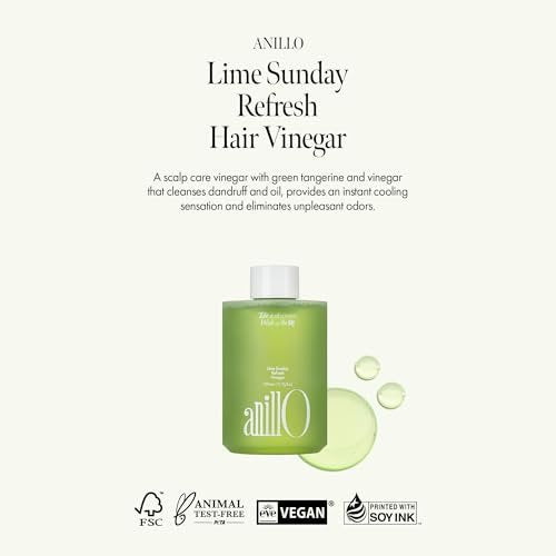 Lime Sunday Refresh Hair Vinegar with Vitamin C - Deep Cleansing Oily Scalp Treatment, Reduces Oil Production, Lime Citrus Scent, Silicone, Sulfate & Paraben Free (200ml / 6.76 fl.Oz) - görsel 3
