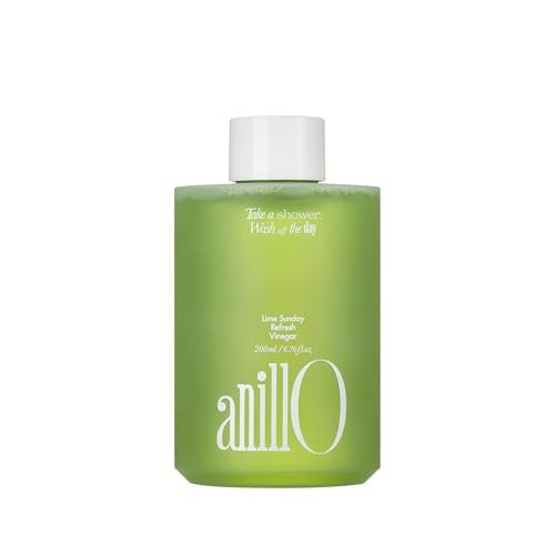 Lime Sunday Refresh Hair Vinegar with Vitamin C - Deep Cleansing Oily Scalp Treatment, Reduces Oil Production, Lime Citrus Scent, Silicone, Sulfate & Paraben Free (200ml / 6.76 fl.Oz) - görsel 1